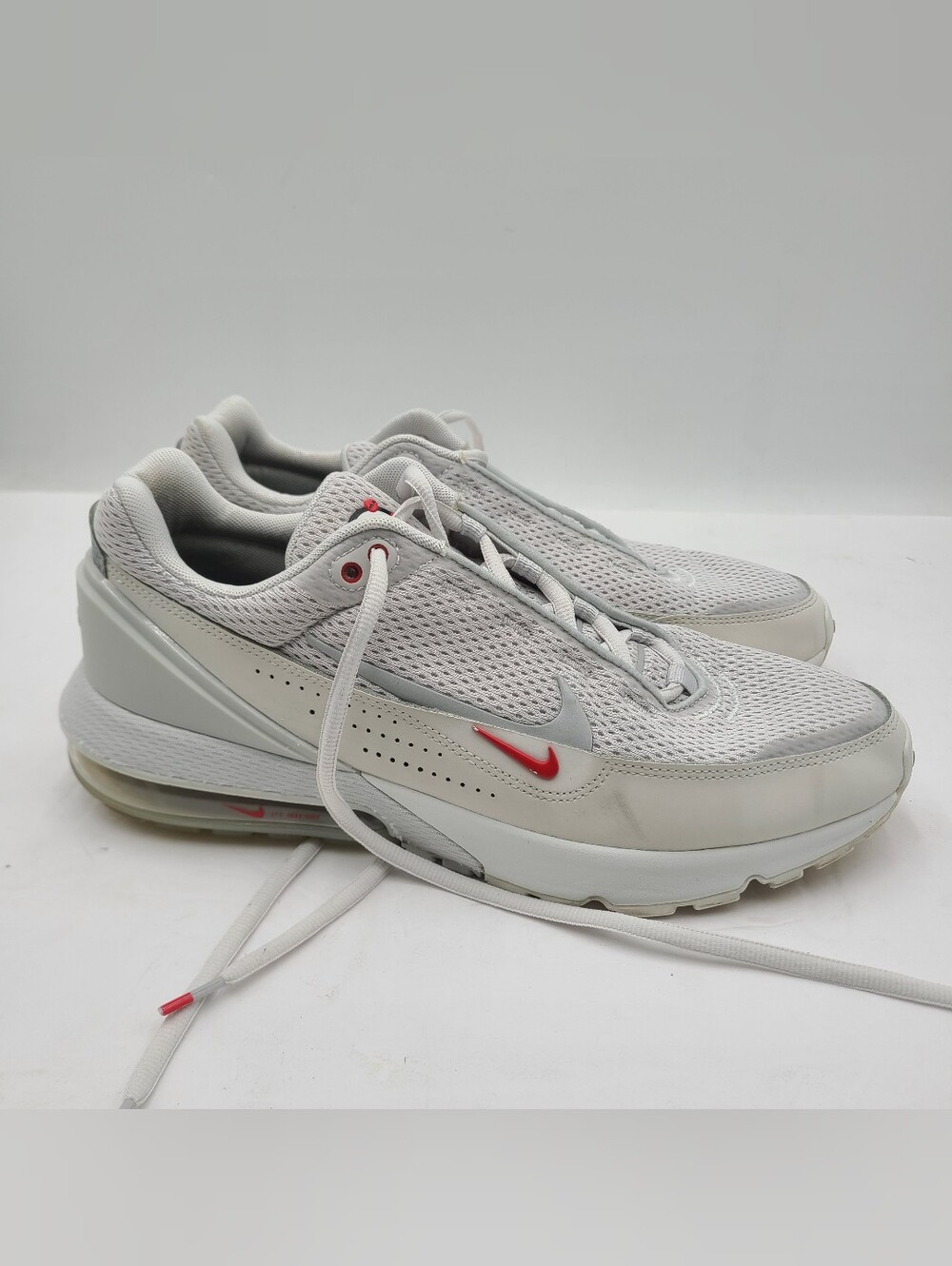B47 Nike Air Max Pulse DR0453-001 Men's Photon Dust Silver Red Shoes 11 M